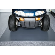 G-Floor Golf Cart Vinyl Parking Pad \u0026 Garage Floor Mat - Slate Grey 5' x 10'